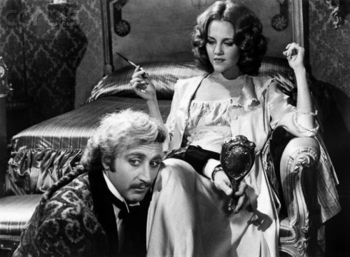 Gene Wilder and Madeline Kahn in <Young Frankenstein>