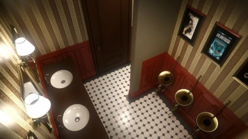 French Horn urinals!