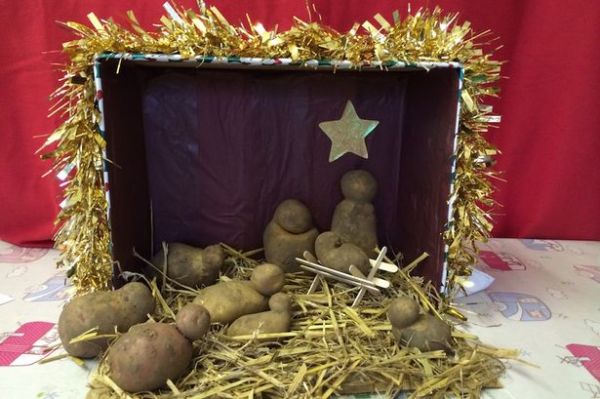 Potato Nativity - Neatorama