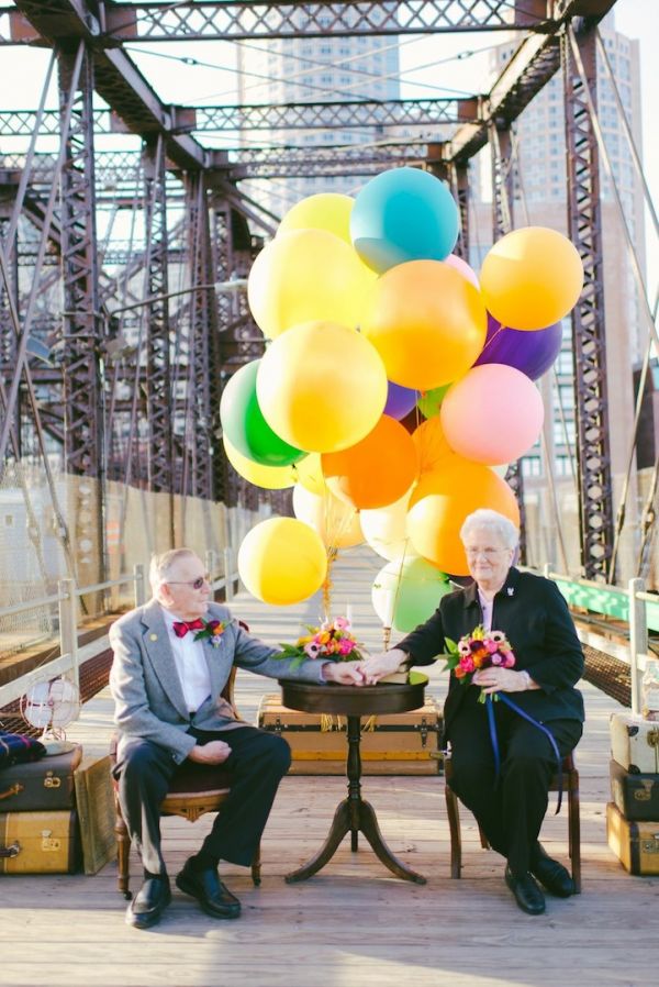 Couple Celebrates 61 Years of Marriage with Up-Themed Photoshoot ...