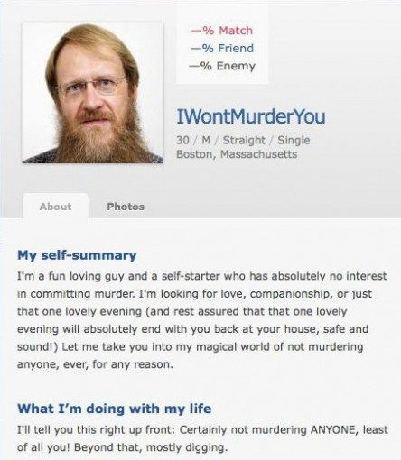 funniest online dating profiles