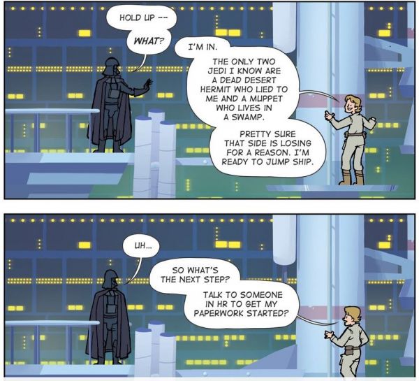 If Luke Had Accepted Vader's Offer - Neatorama