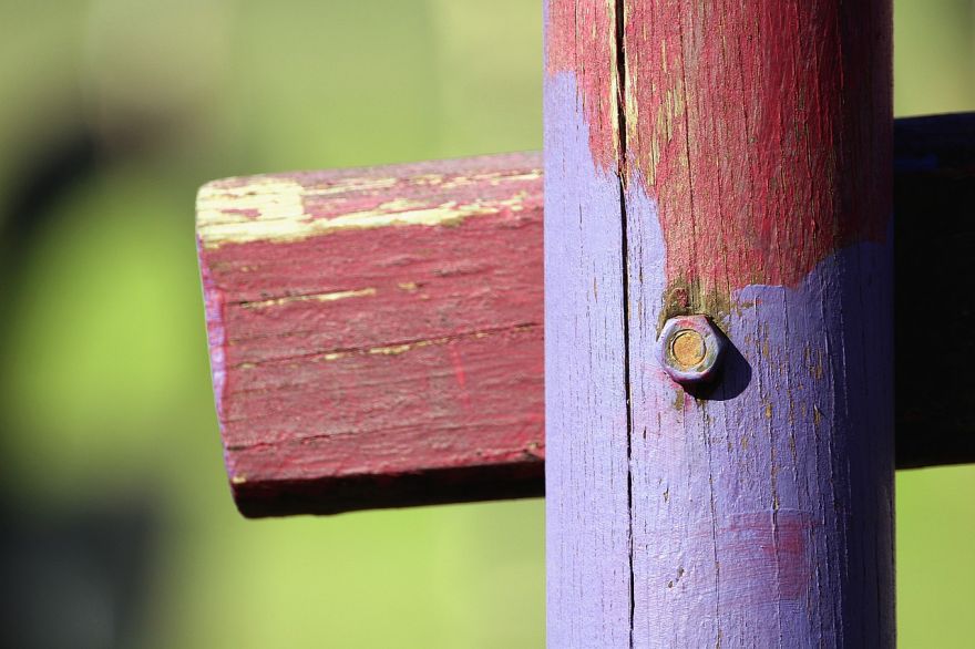 The Meaning Of A Purple Painted Fence 0 X 