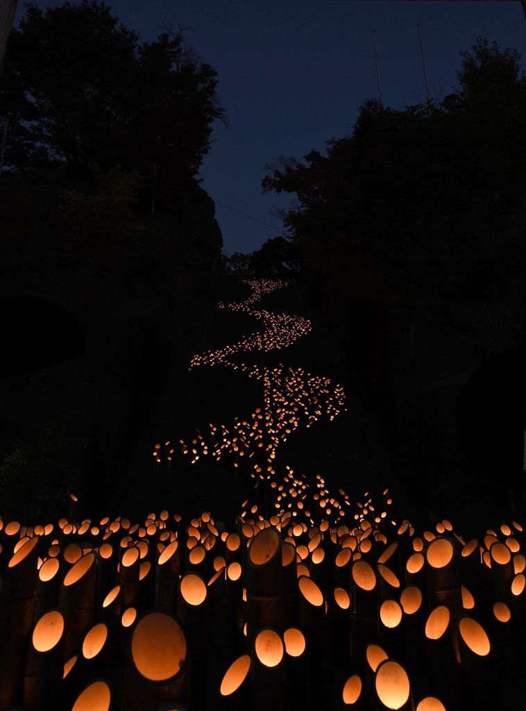 Japanese Lantern Festival Inspired by Bamboo Neatorama