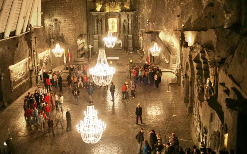 This Ancient Salt Mine In Poland Has Carved Chapels And Chandeliers