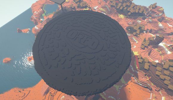 Giant Oreo Built In Minecraft - Neatorama