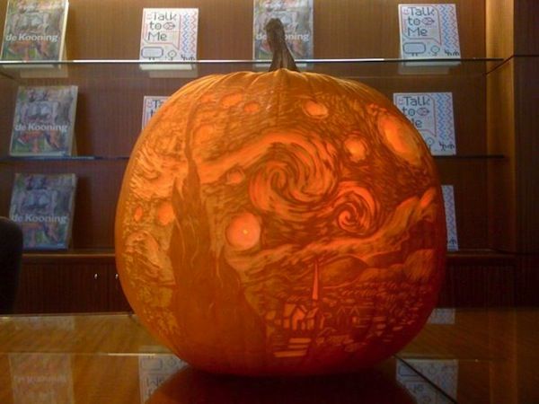 Starry Night Jack-O-Lantern - Neatorama