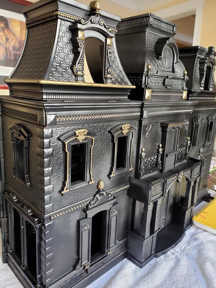 25 outstanding christian christmas decoration ideas This Dollhouse Had a Makeover and Became a Creepy Gothic House - Neatorama