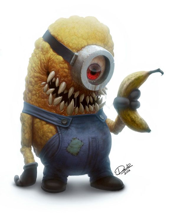 Cutesy Cartoon Characters Transformed Into The Stuff Of Nightmares