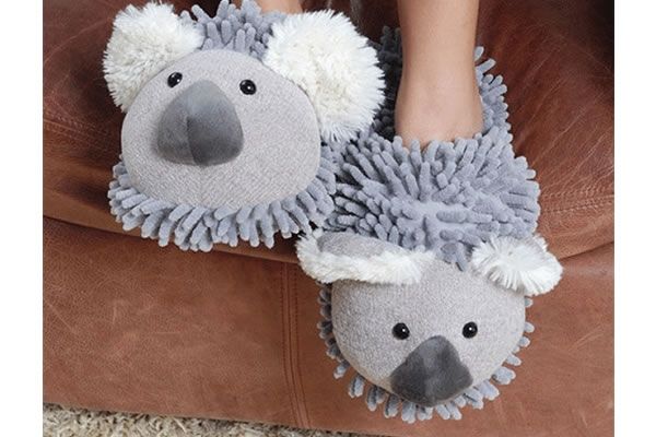 fuzzy friends slippers