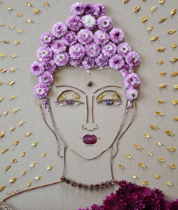 Beautiful Portraits Made of Flowers - Neatorama