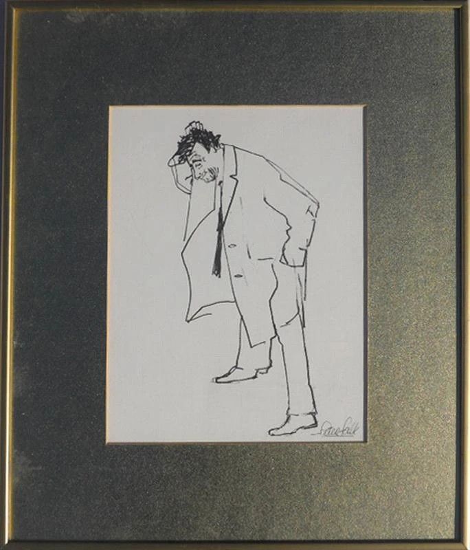 MUBI on X: Peter Falk and self-portrait (as Columbo.)