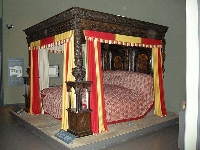 The Great Bed of Ware--A Enormous Bed from Elizabethan England