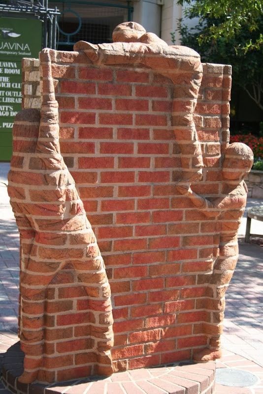 brick amazing sculptures spencer brad neatorama