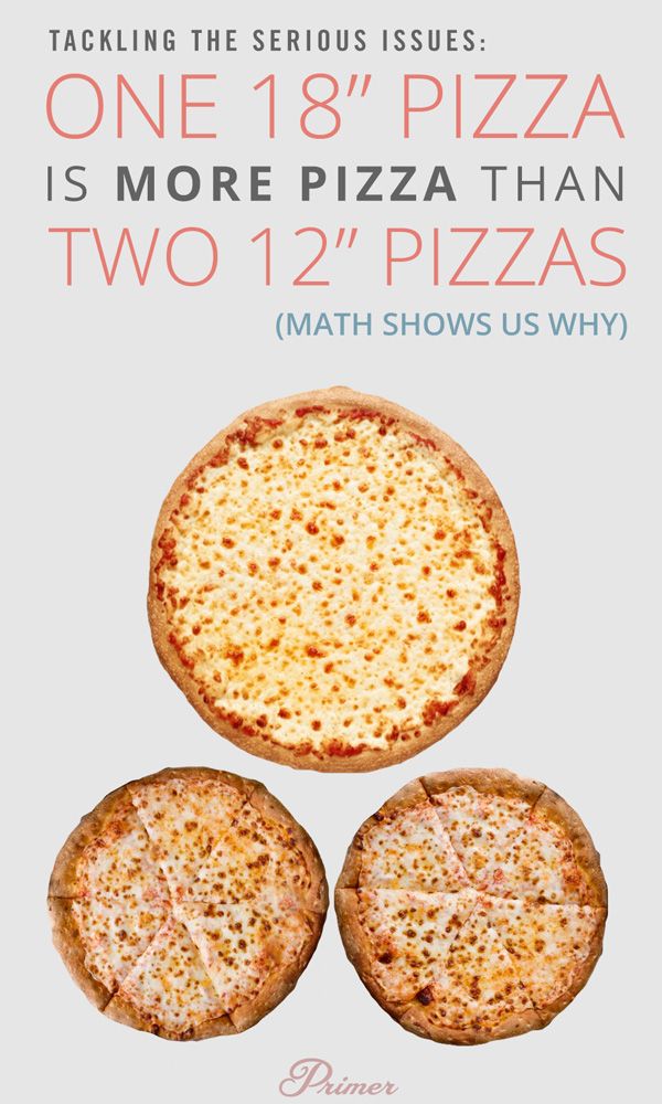Which Is Better Two Medium Pizzas Or One Large Pizza Neatorama