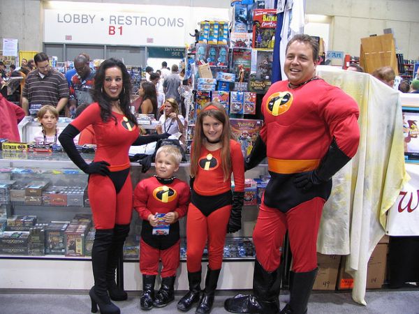 disfraz familiar de Incredibles