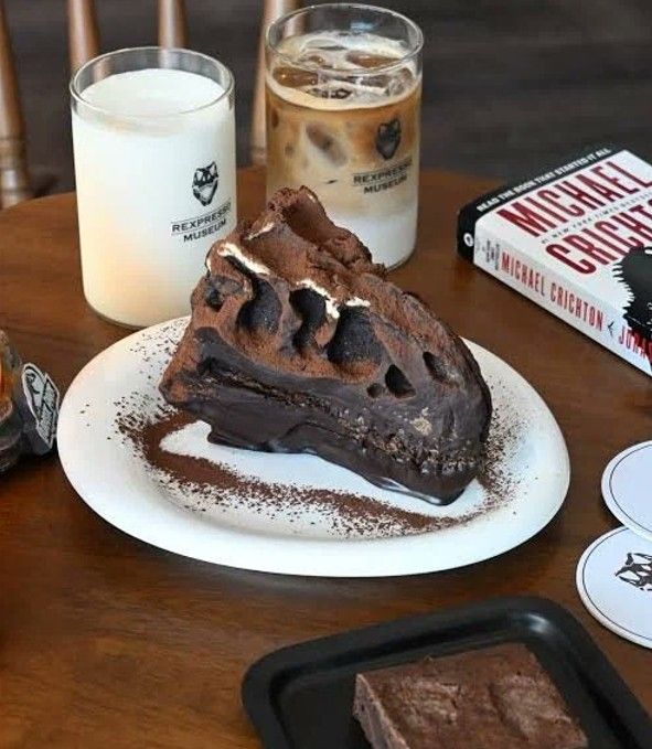 Dinosaur-Shaped Tiramisu